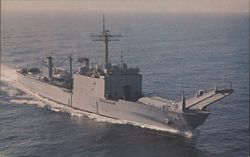 USS Harlan County (LST 1196) Postcard