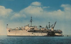 USS Orion (AS-18), Submarine Tender, Norfolk, VA Postcard