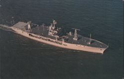 USS Mount Whitney (LCC-20) Command Ship Postcard