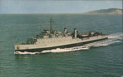 USS Fort Marion (LSD-22) at Sea Postcard