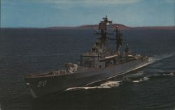USS Wainwright (DLG-28) Guided Missile Frigate Postcard