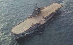 USS Inchon (LPH-12) Amphibious Assault Ship Postcard
