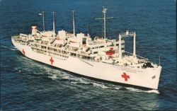USS REPOSE (AH-16) Hospital Ship Postcard