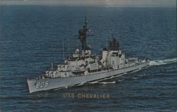 USS Chevalier (805) Postcard