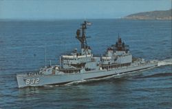 USS Hanson (DD-832) Gearing Class Destroyer Postcard