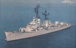 USS Turner Joy (DD-951) at Sea Postcard