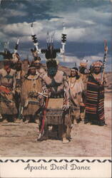 Apache Devil Dance Postcard