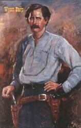 Wyatt Earp, Gunfighter of the Old West Postcard