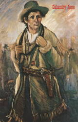 Calamity Jane, Gunfighters of the Old West Series Postcard