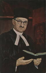 Alexander Astor, Chief Rabbi of New Zealand Postcard