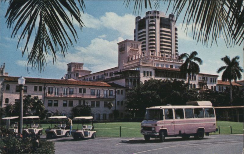 The new and old Boca Raton Club, Boca Raton, Florida