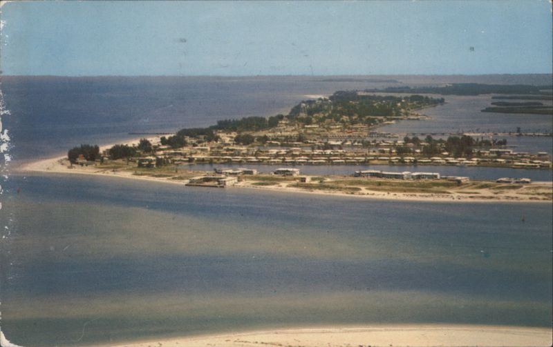 Aerial, Clearwater & Belleair Beaches, Little Pass, FL Clearwater Beach Florida