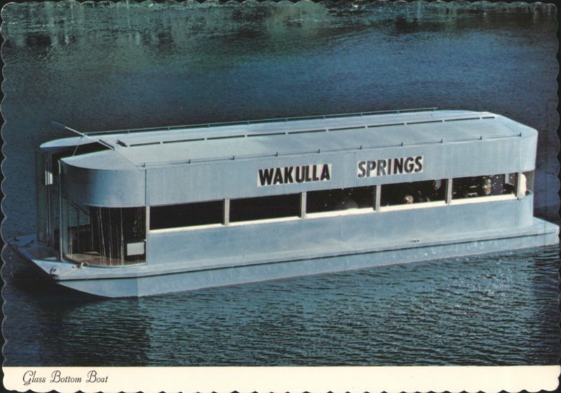 Wakulla Springs Glass Bottom Boat Florida