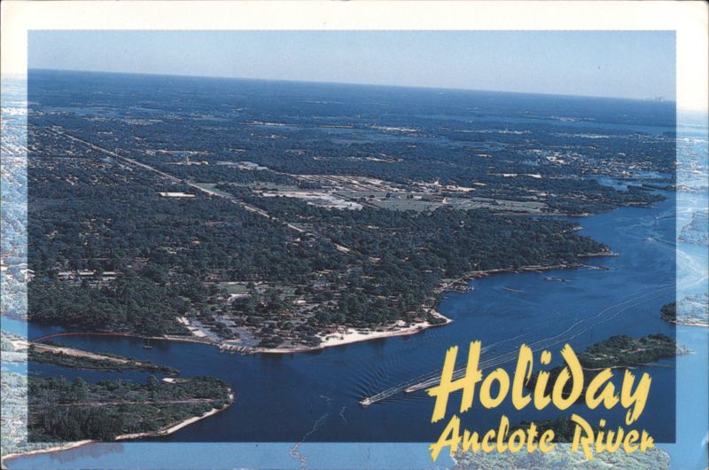 Holiday, Anclote River, Florida Aerial View M. Traver