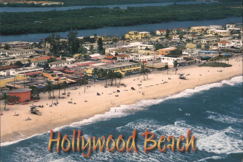 Hollywood Beach, Aerial View Florida Martin Gordash