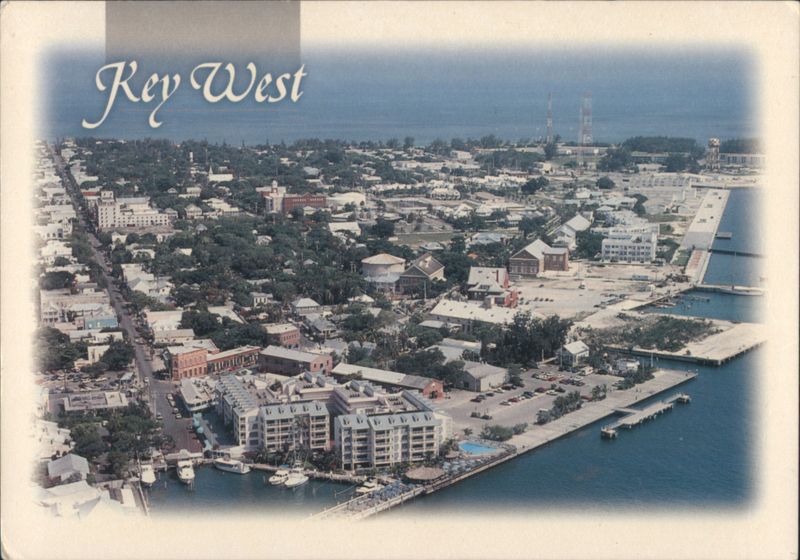 Aerial View of Key West, Florida Ken Ravell