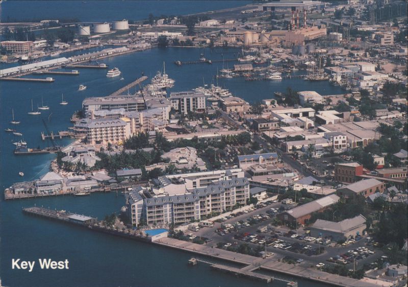 Key West, Duval Street North and Inner Harbor Florida
