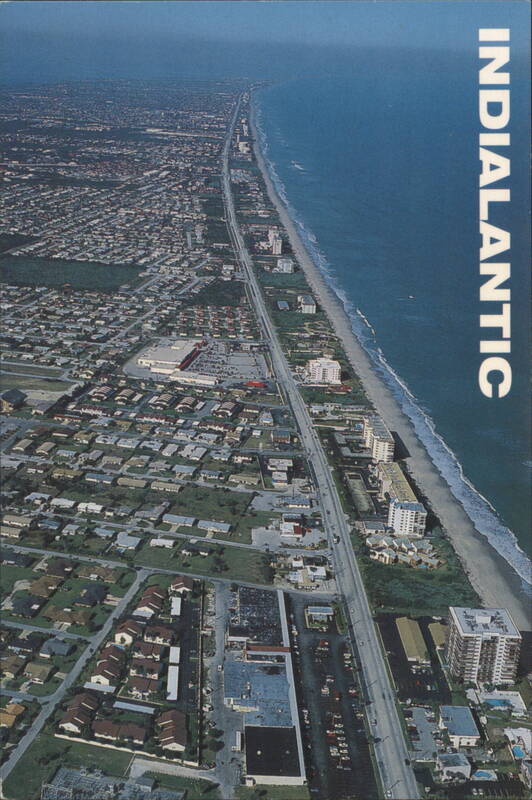 Indialantic, Florida Coastline Aerial View John Nyberg