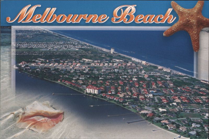 Melbourne Beach, Florida Aerial View John Nyberg