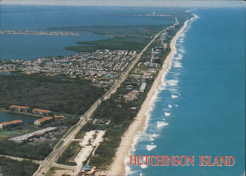 Aerial View, Hutchinson Island, Florida Lucien F. Miner
