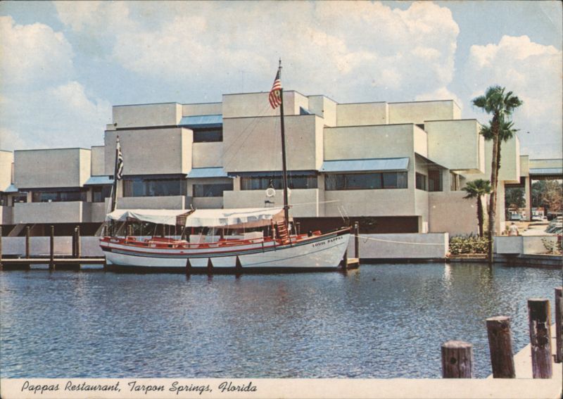 Pappas Restaurant & Louis Pappas Boat, Tarpon Springs, FL Florida