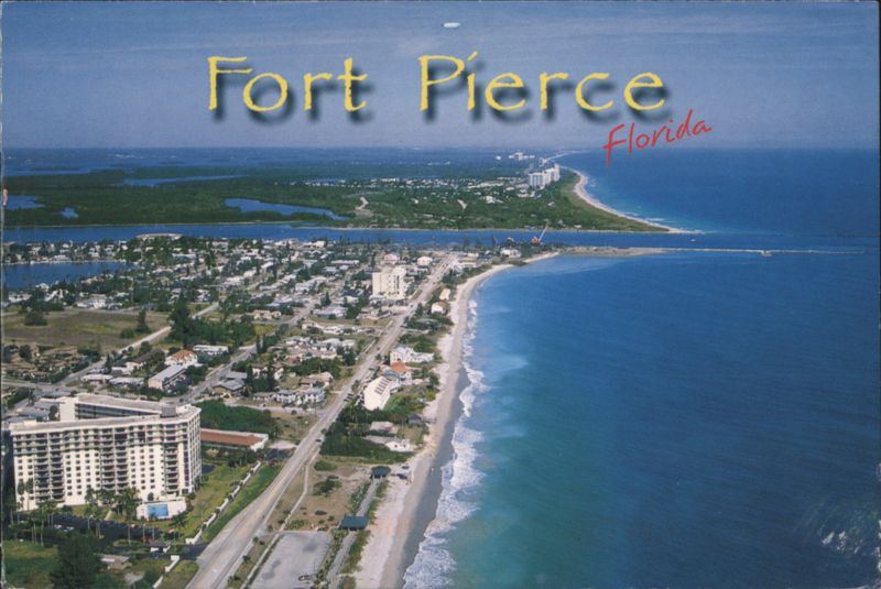 Fort Pierce, Florida - Aerial View of Coastline Alan Schein