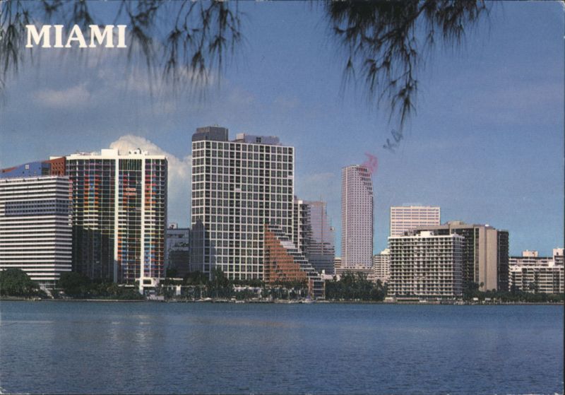 Miami Skyline Florida James Blank