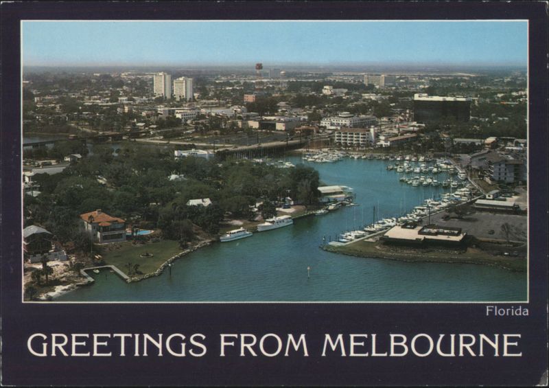 Greetings from Melbourne, Florida - Harbor View D. Noble