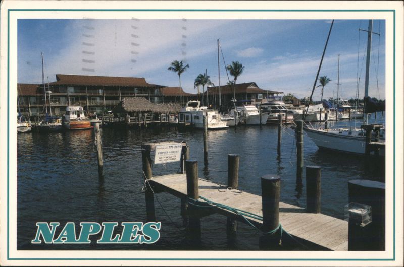 Naples City Dock, Florida James Blank