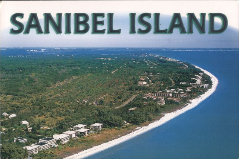 Sanibel Island, Florida, Aerial View Mike Traver