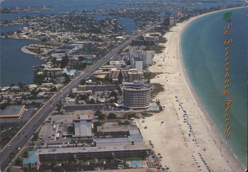 Aerial View, St. Petersburg Beach, Florida Saint Petersburg Beach