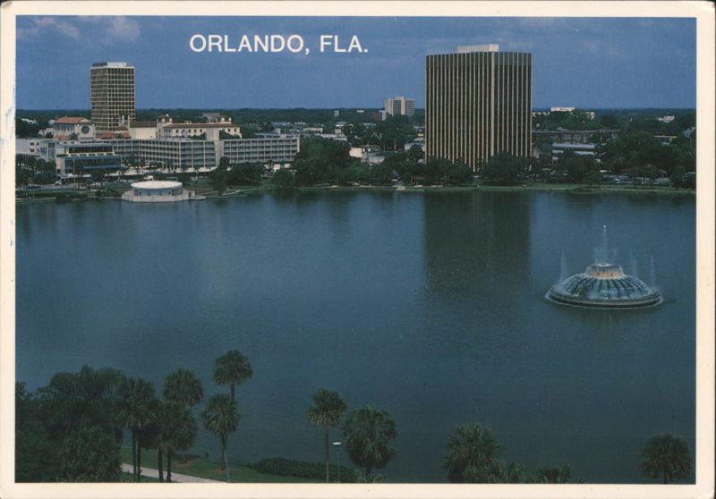 Lake Eola and Downtown Orlando, FL Florida Werner Bertsch