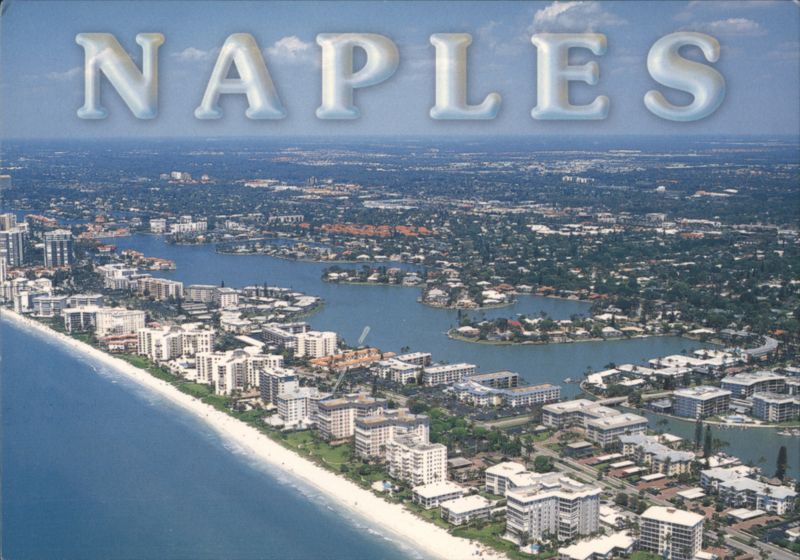 Aerial View of Naples, Florida Coastline M. Traver