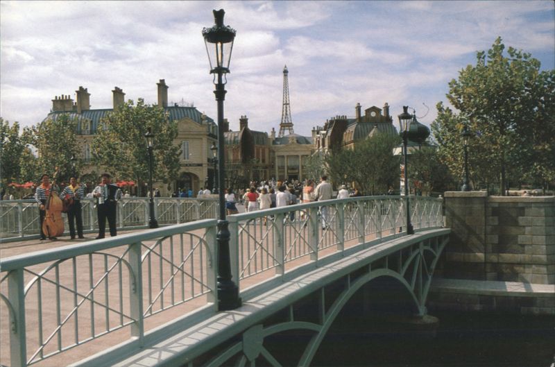 France Pavilion with Bridge & Eiffel Tower, Epcot Center