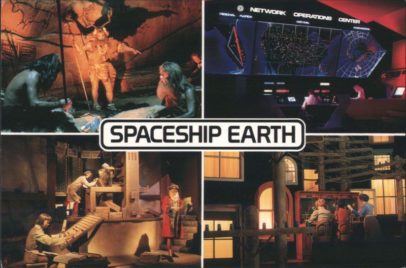Spaceship Earth, Epcot, History of Communication Lake Buena Vista Florida