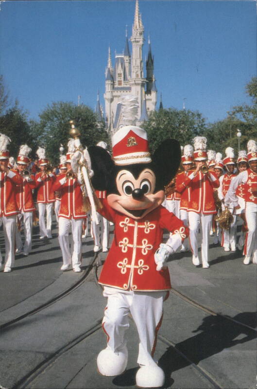 Mickey Mouse Leads Walt Disney World Band Orlando Florida