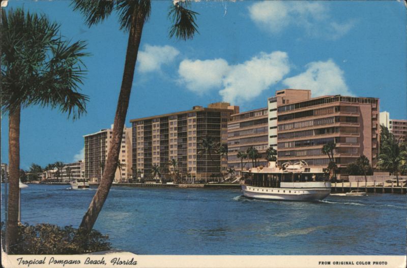 Tropical Pompano Beach, FL - Intercoastal Waterway Florida