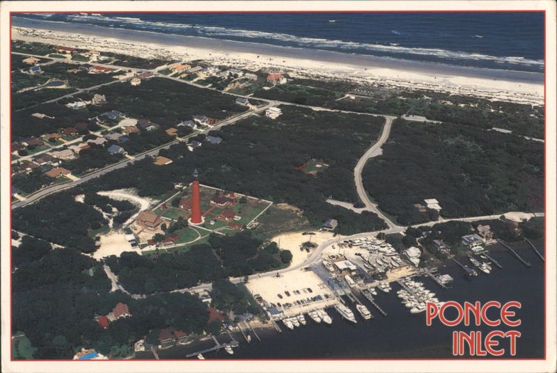 Ponce Inlet, Lighthouse and Harbor Florida John Nyberg