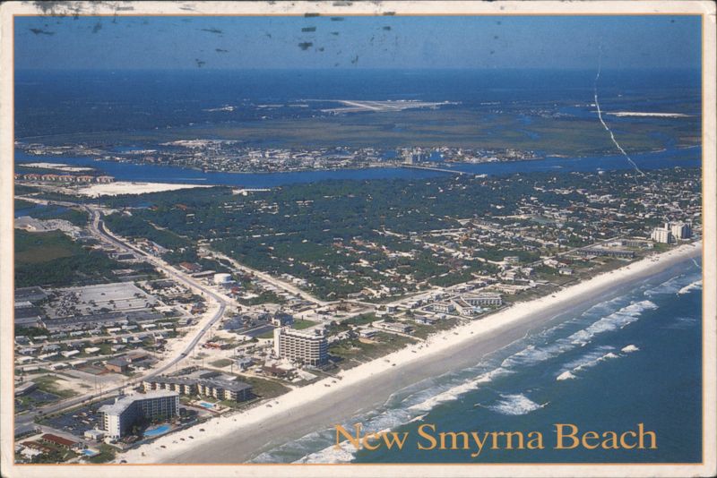 Aerial View of New Smyrna Beach Florida John Koberg