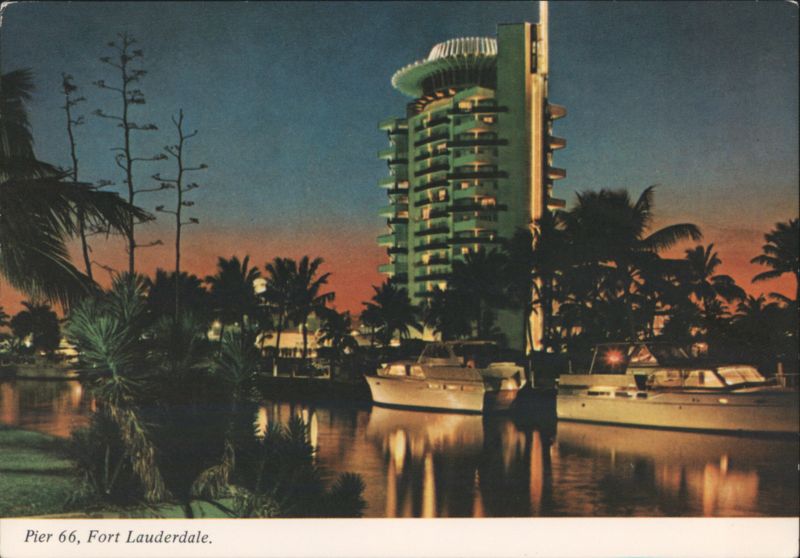 Pier 66 at Night, Fort Lauderdale Florida