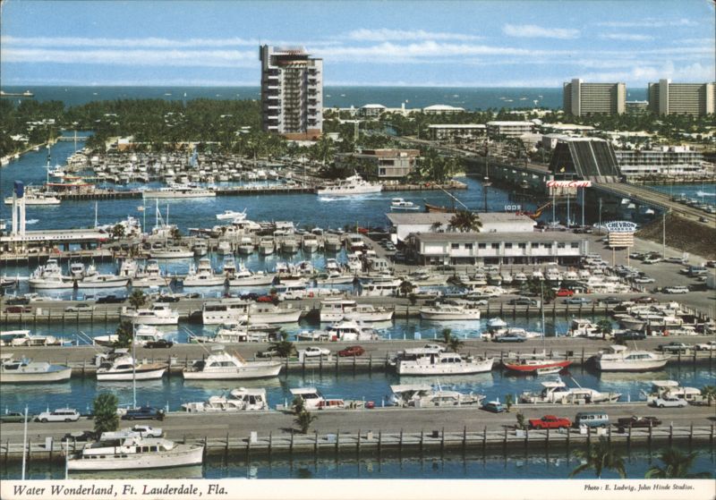 Water Wonderland, Ft. Lauderdale, FL Marina & Bascule Bridge Fort Lauderdale Florida