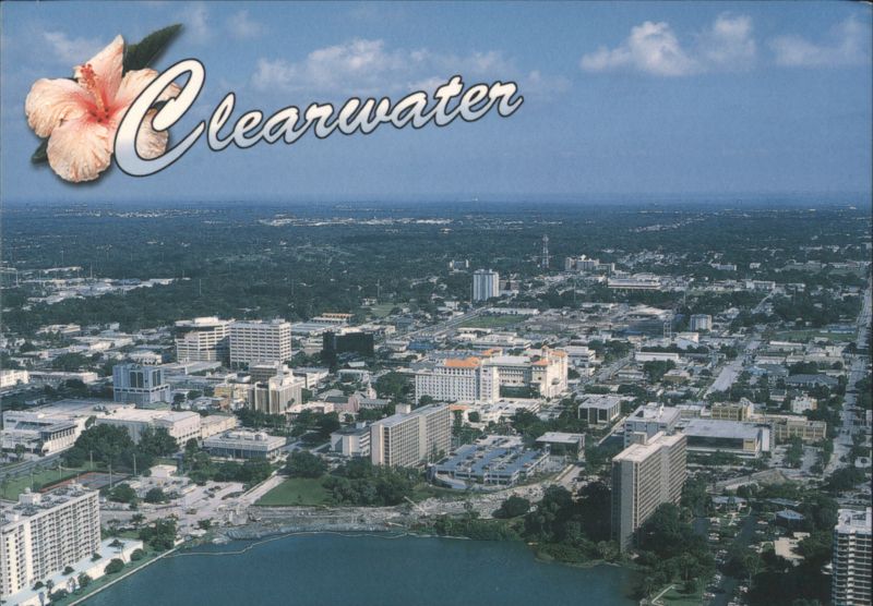 Aerial View of Clearwater Florida M. Traver