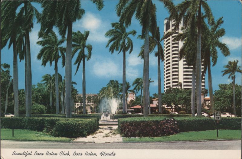 Boca Raton Club, Circle Fountain, Boca Raton, Florida