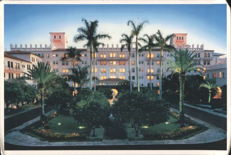 The Boca Raton Hotel and Club at Dusk Florida