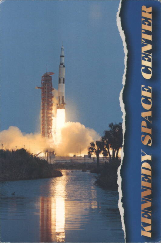 Saturn V Rocket Launch, Kennedy Space Center Florida