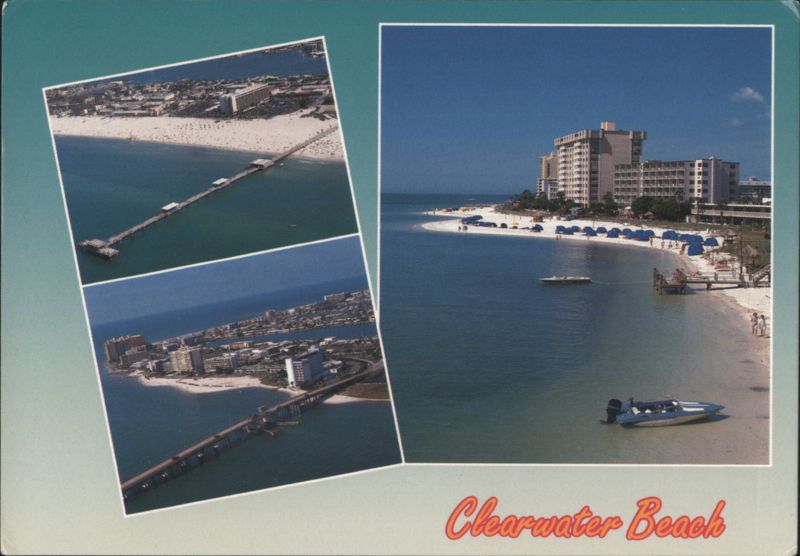 Clearwater Beach, FL - Pier, Hotel, and Waterfront Florida