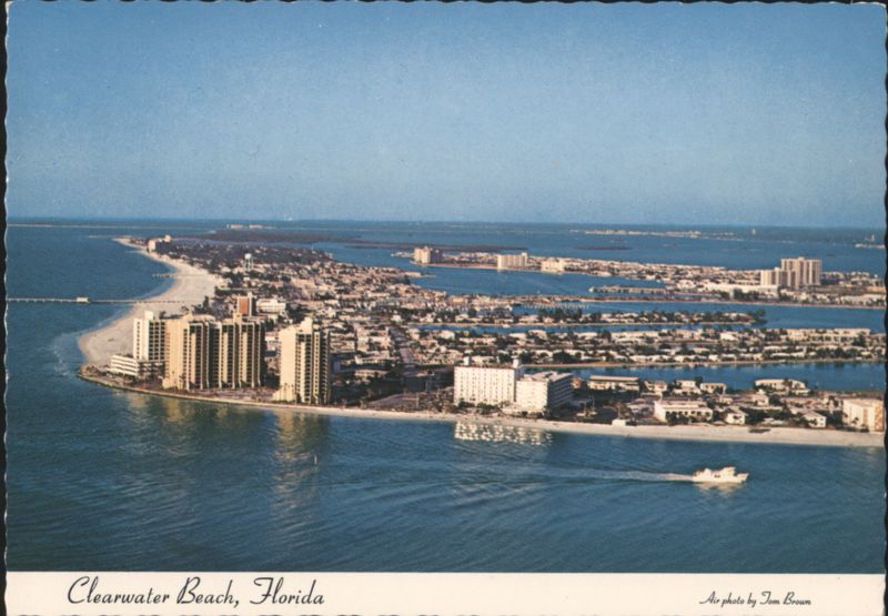 Aerial View, Clearwater Beach, Florida Tom Brown