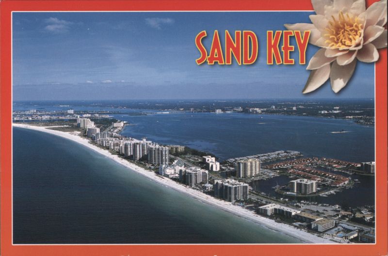 Aerial View of Sand Key, Florida Clearwater Mike Traver