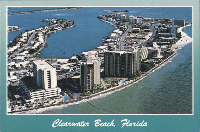 Clearwater Beach, Florida - Aerial View Tom Brown