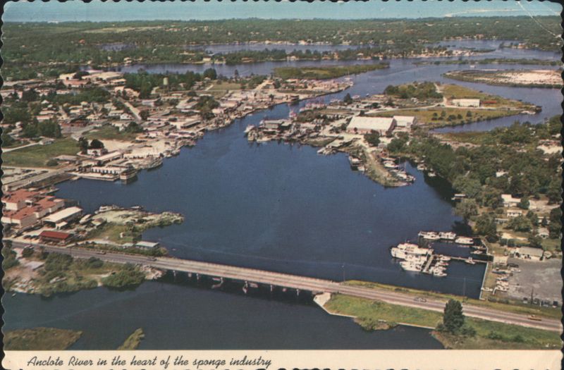 Anclote River, Heart of the Sponge Industry Tarpon Springs Florida